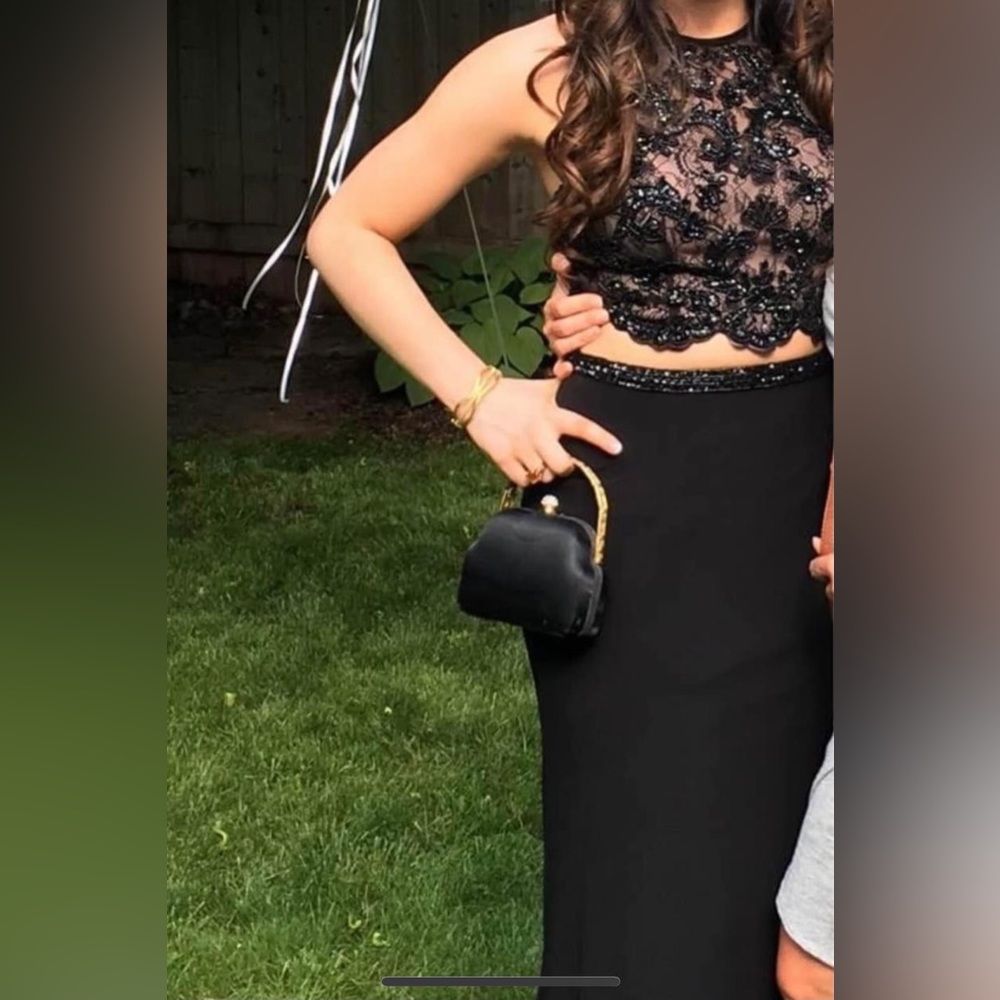 Sherri hill two piece prom dress